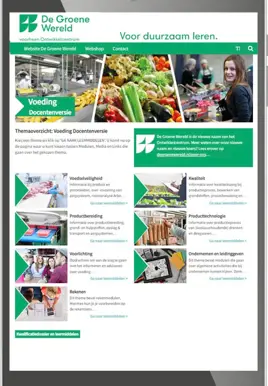 Startpagina Voeding - (docentenversie)