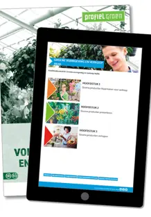 Groene vormgeving en verkoop online omgeving incl. werkboek