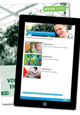Groene vormgeving en verkoop online omgeving incl. werkboek