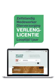 Animalis | Verlenglicentie Zelfstandig Medewerker Dierverzorging - studiejaar 3 (gestart in 23-24)