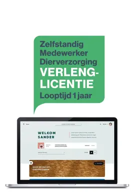 Animalis | Verlenglicentie Zelfstandig Medewerker Dierverzorging - studiejaar 3 (gestart in 23-24)