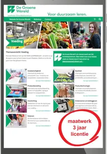 Startpagina Voeding – 3 jaar licentie