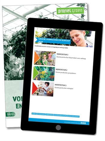 Groene vormgeving en verkoop online omgeving incl. werkboek