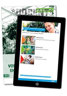 Groene vormgeving en verkoop online omgeving docent incl. werkboek