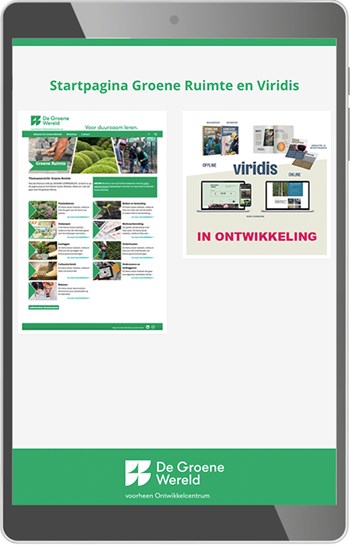 Startpagina Groene Ruimte + Viridis