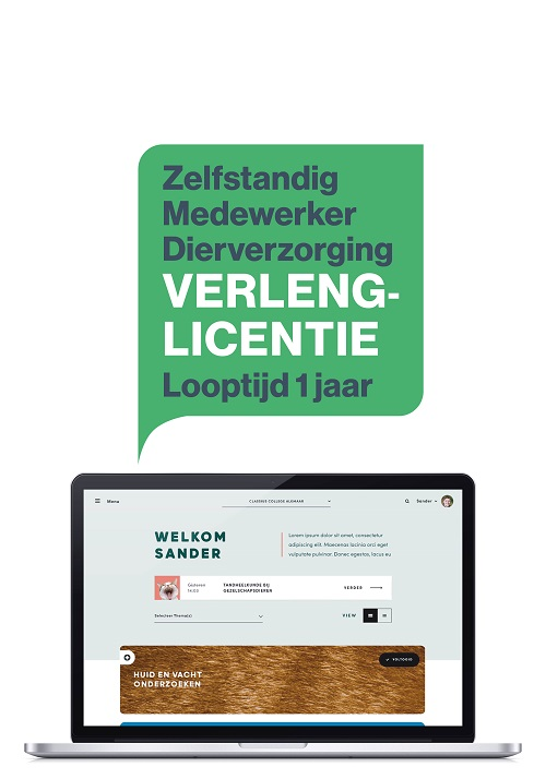 Animalis | Verlenglicentie Zelfstandig Medewerker Dierverzorging - studiejaar 3 (gestart in 23-24)
