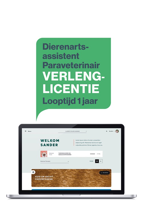 Animalis Verlenglicentie Dierenartsassistent Paraveterinair - studiejaar 3 (gestart in 23-24)